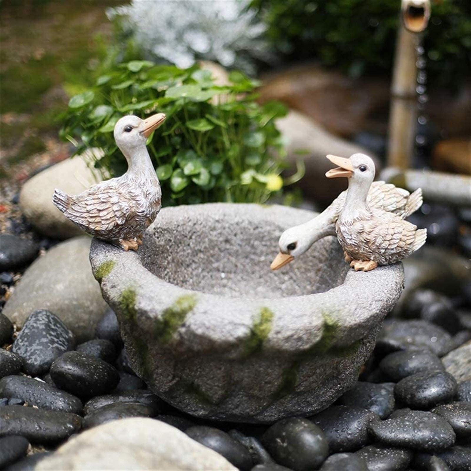 XJBTBA Maceta de Jardín Oggetto Decorativo per casa, Fiori di Fiore Creativo Esterno Decorazione Giardino Ornamenti paesaggi