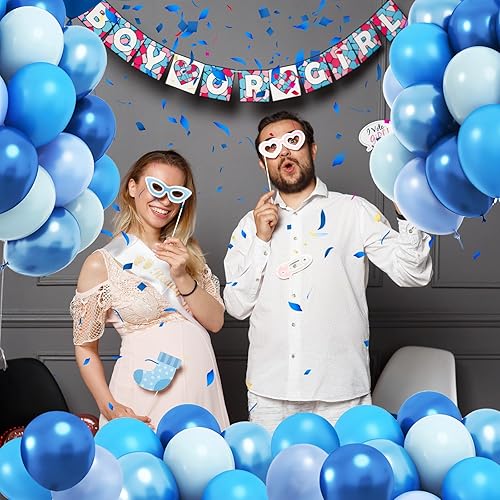 Miniatura 5 de RUBFAC Kit de guirnalda de arco de globos rosas de 12 pulgadas, 120 unidades, globos de confeti rosa intenso para niña, cumpleaños, fiesta temática