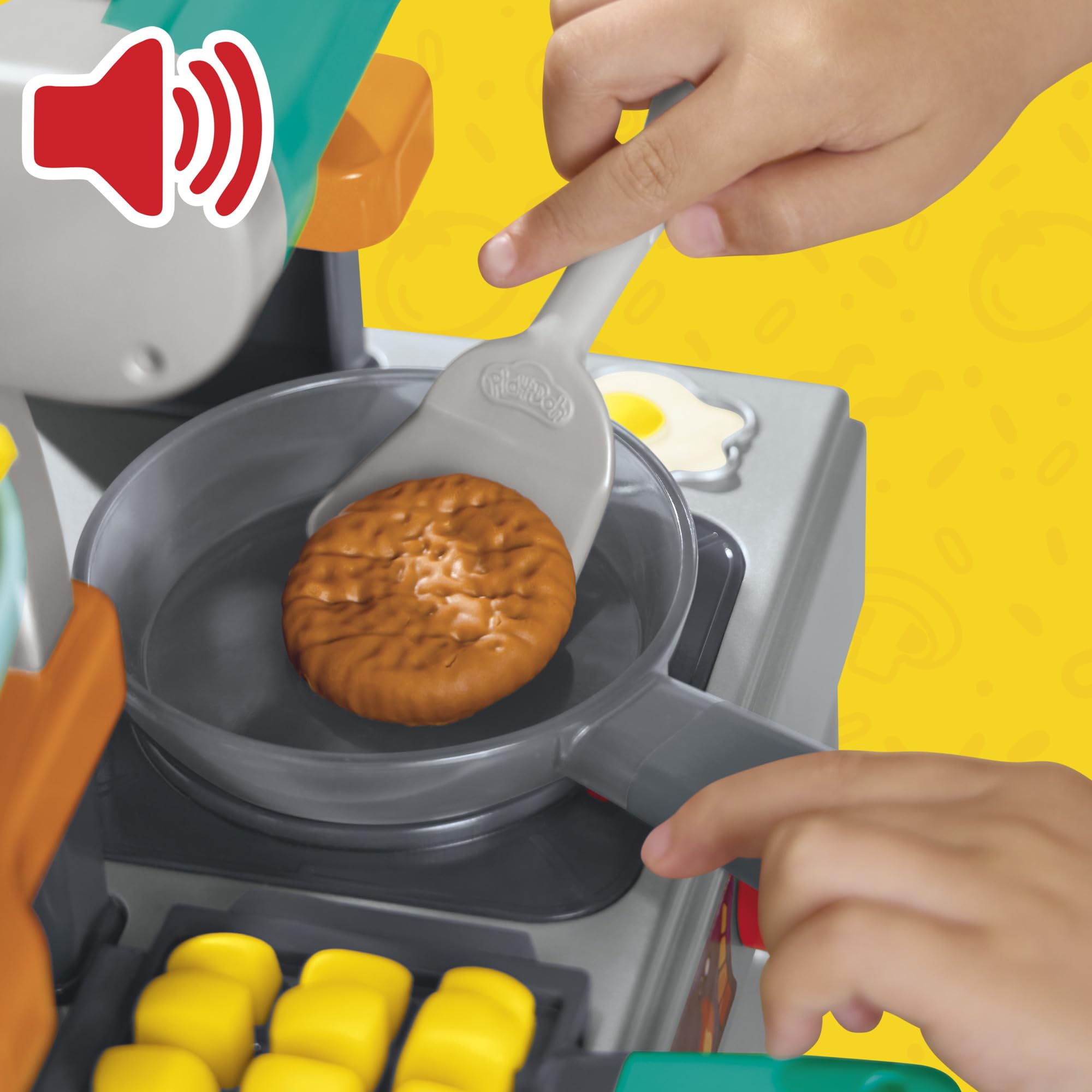 Play-Doh, La Cocina de los Minichefs, Sonidos de Cocina de Juguete realistas, Más de 25 Alimentos de Juguete Que Crear, Manualidades Infantiles, A Partir de 3 años