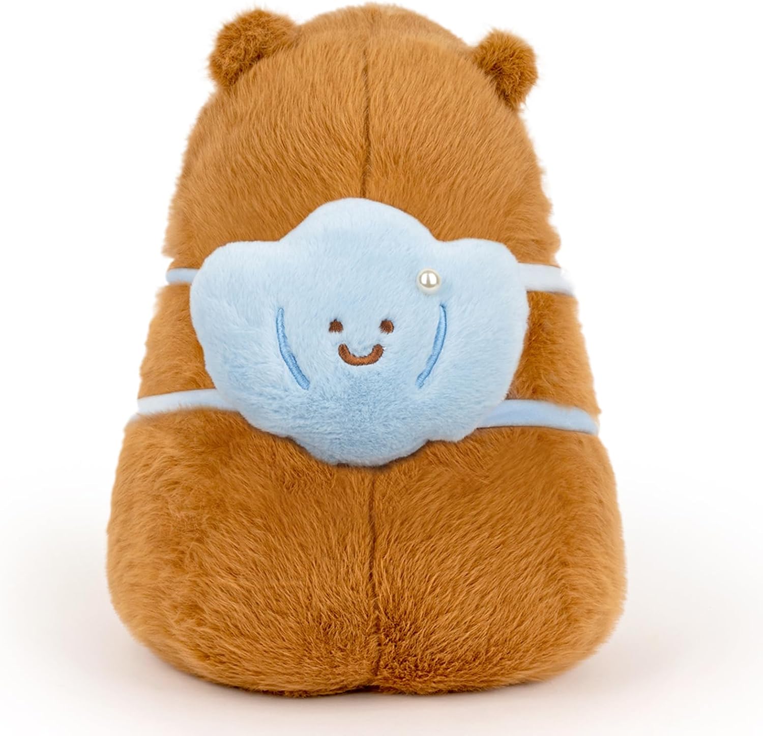 Valentines Capybara Stuffed Animals with Shell Bag Anniversary Birthday Gift for Girls Boy Kids (9in)