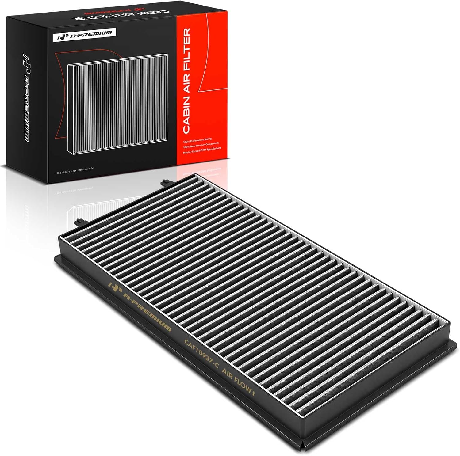 A-Premium 2-PC Cabin Air Filter with Activated Carbon Compatible with BMW 745i/745Li 2002-2005, 750i 2006-2009, 750Li 2006-2008, 760i 2004-2006, 760Li 2003-2008, Alpina B7 & Rolls-Royce Phantom