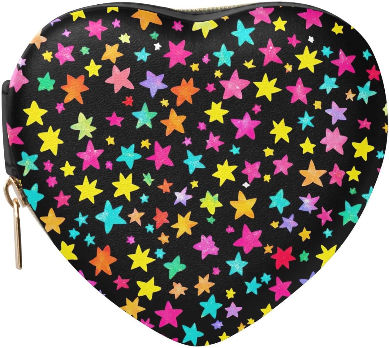 ODAWA Colorful Star Jewelry Organizer with Compartments Heart Jewelry Box for Outdoor Vacation