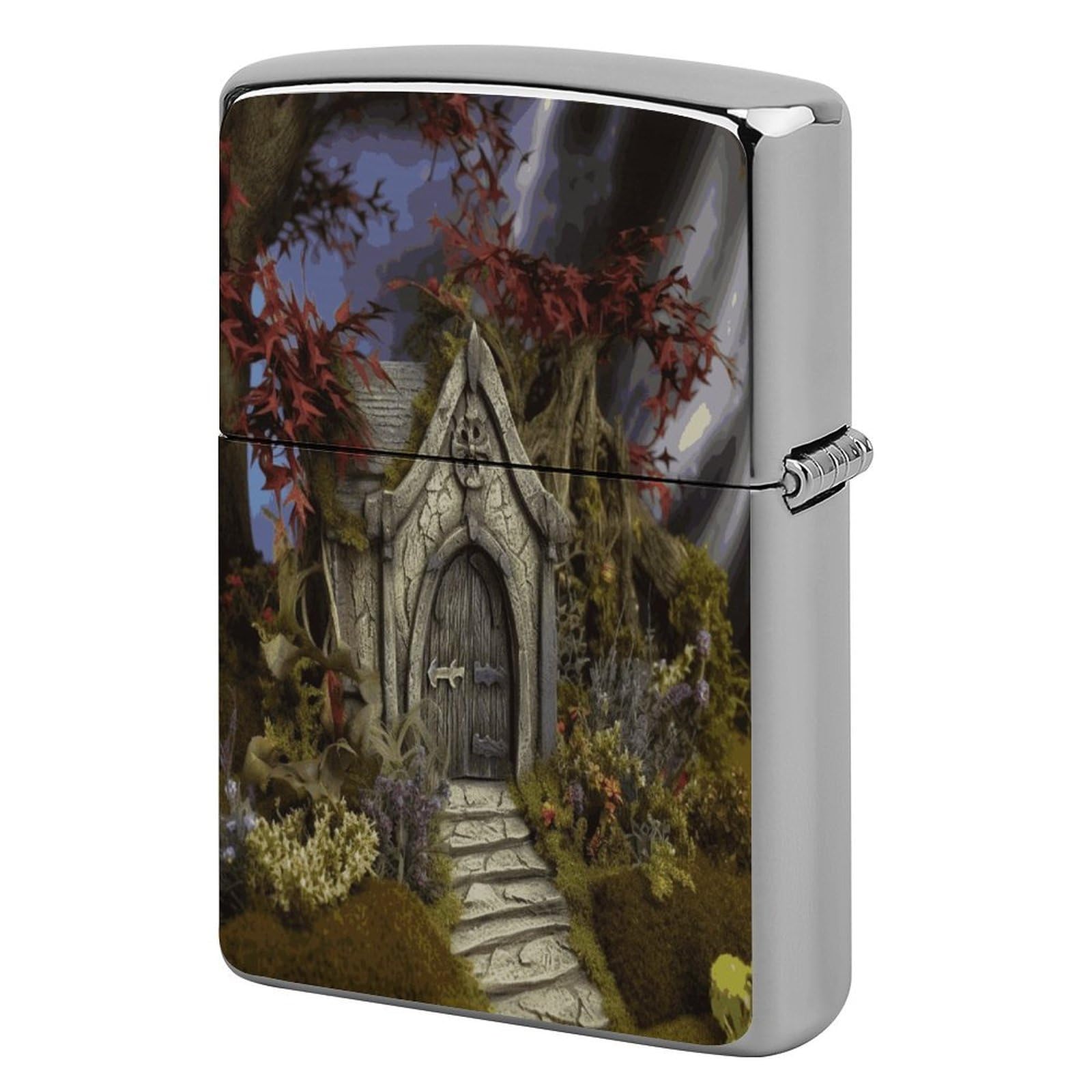 Fekiloot Style Gothic Fairy Garden Lighter Case Cover Lighter Holder