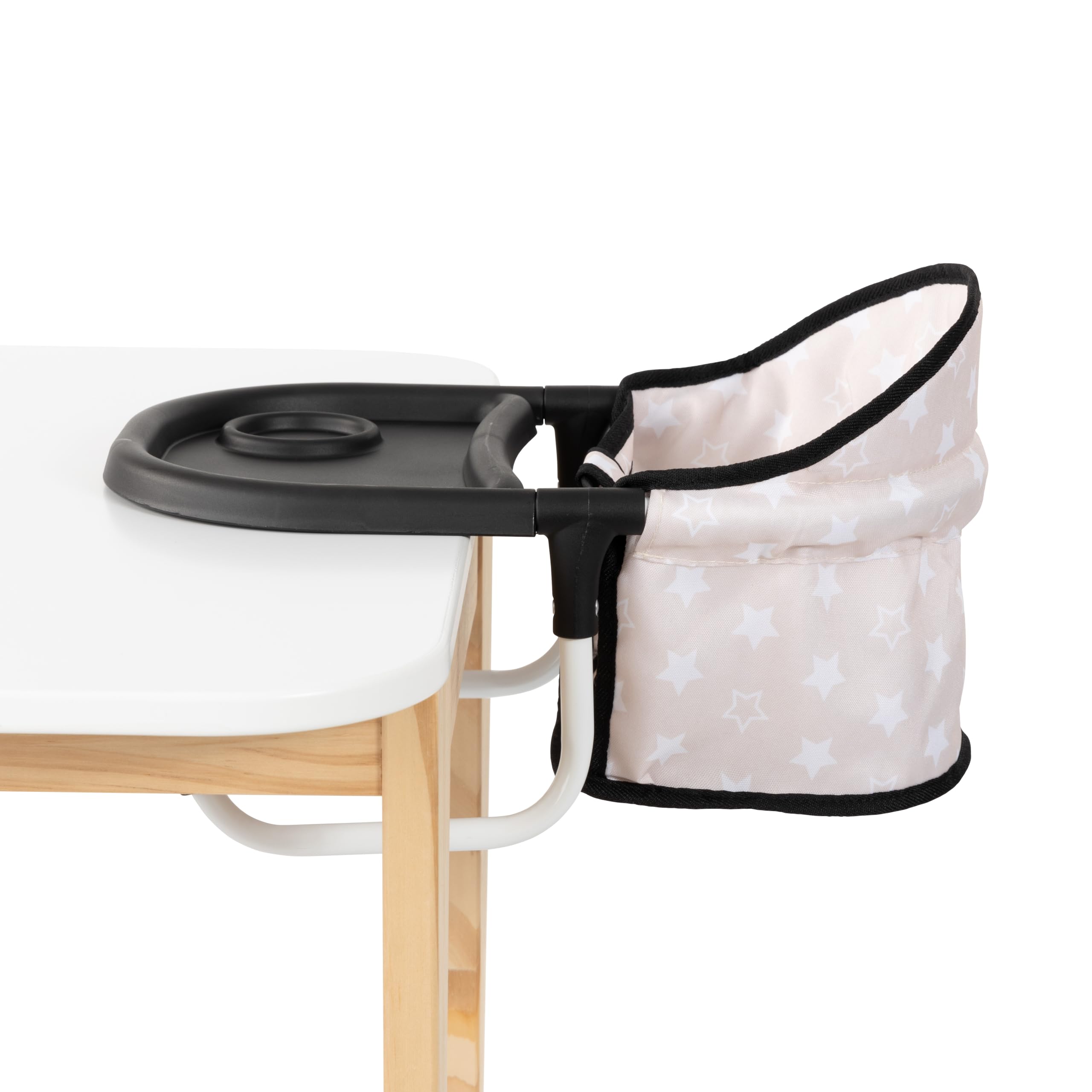 Bayer Design 65931AA Siège de Table pour poupées, siège avec Plateau intégré, pour poupons jusqu'à 46 cm