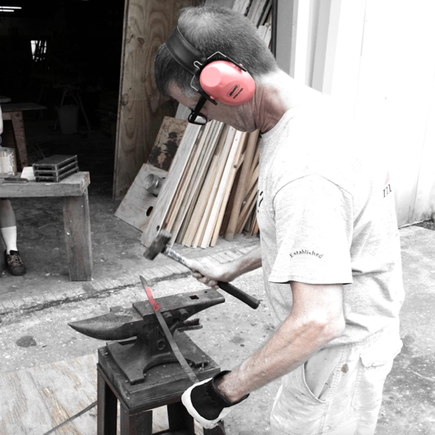 The King's Bay Heavy Wrought Iron Commercial Door Handles 19 Inch Urban Hardware Pair