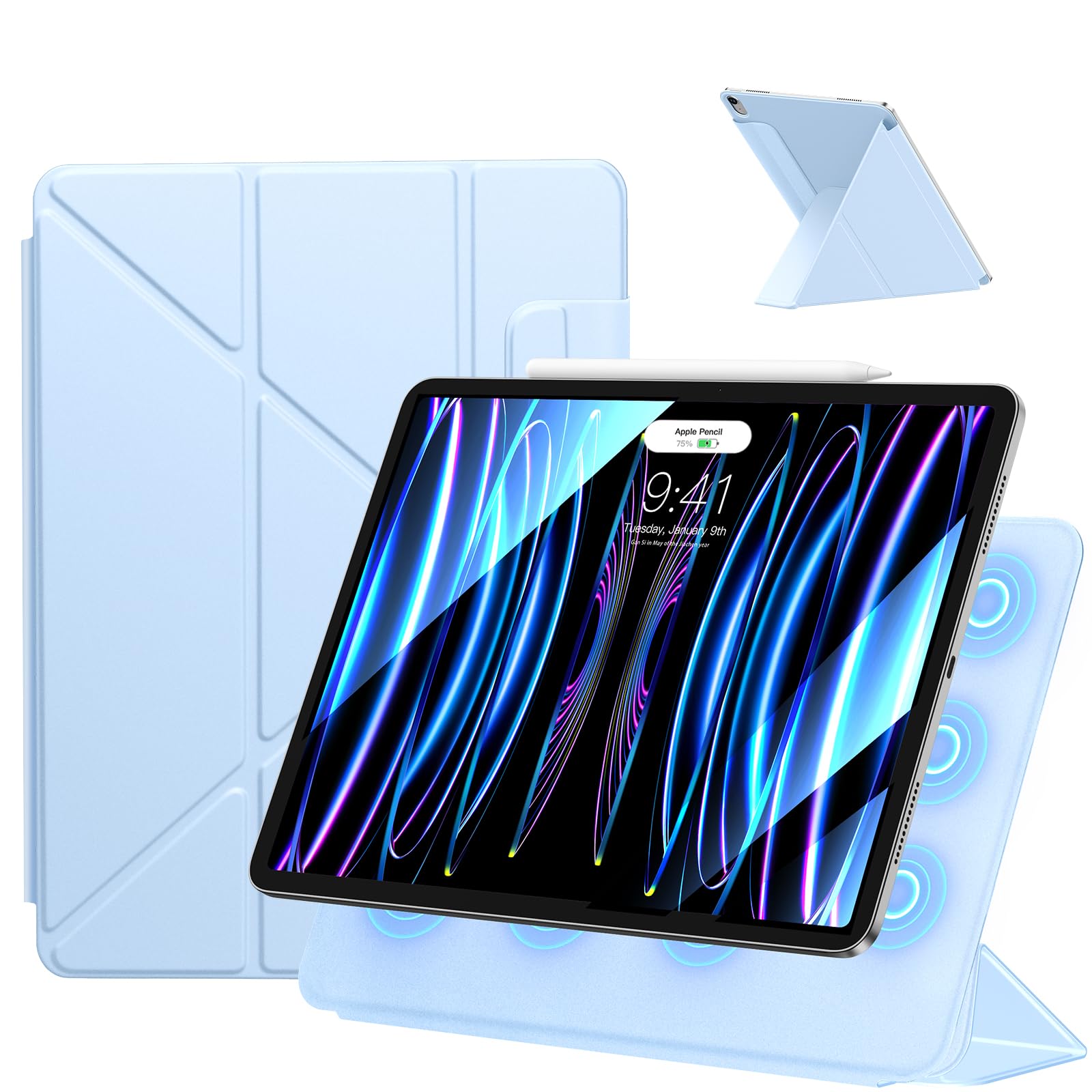 無印Apple iPad (A16) 128GB ブルー　カバー付 無印Apple iPad (A16) 128GB ブルー カバー付 【新型 iPad 第11