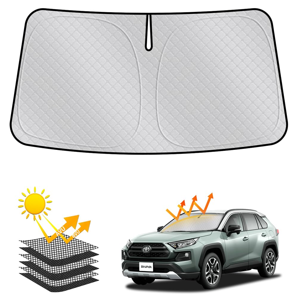 RAV4 サンシェード　断熱・遮光 Amazon.co.jp: 【6層構造】サンシェード トヨタ RAV4【遮光率99.9