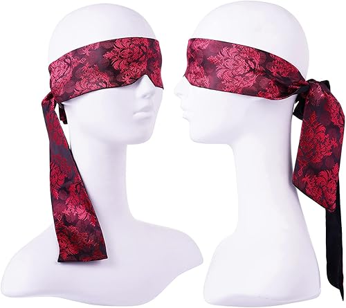 Miniatura 3 de Antifaz de satén para dormir con los ojos vendados para personas que duermen ligeramente, máscara de ojos para viajes y ocasiones especiales