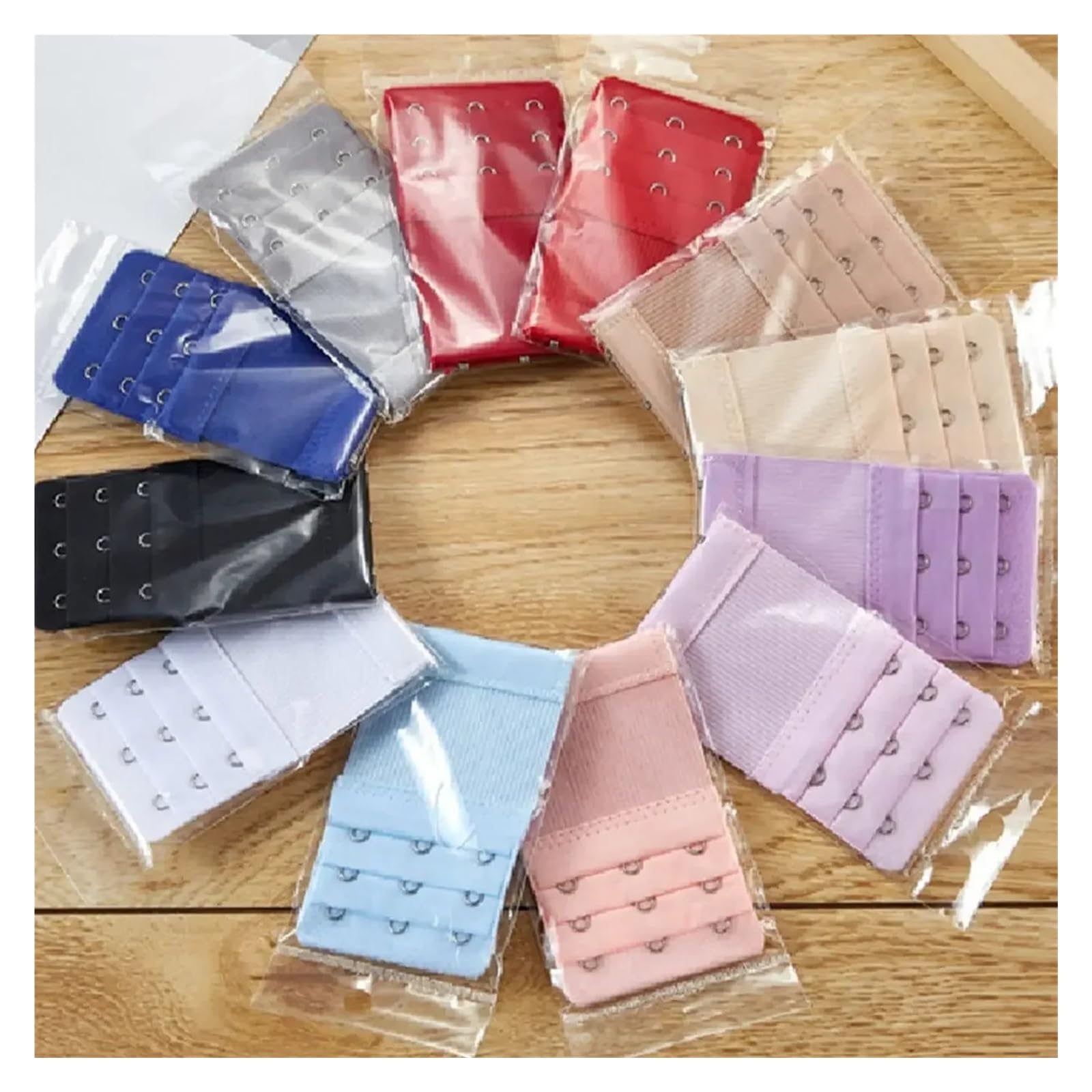 Extensor de Sujetador, 1 Pieza, 3 Filas Ganchos, extensión Correa for Mujer, botón Ajuste Ropa Interior