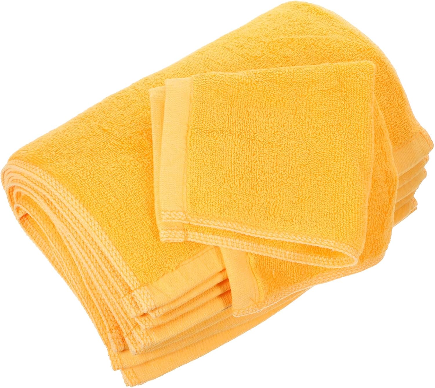 Abaodam 12pcs Cotton Face Washcloths, 30x30cm Soft Absorbent Hand Towels, 50g Thickened Bathroom Towels and Adults, Sturdy Cotton Washcloths for Daily Face and Hand Cleaning