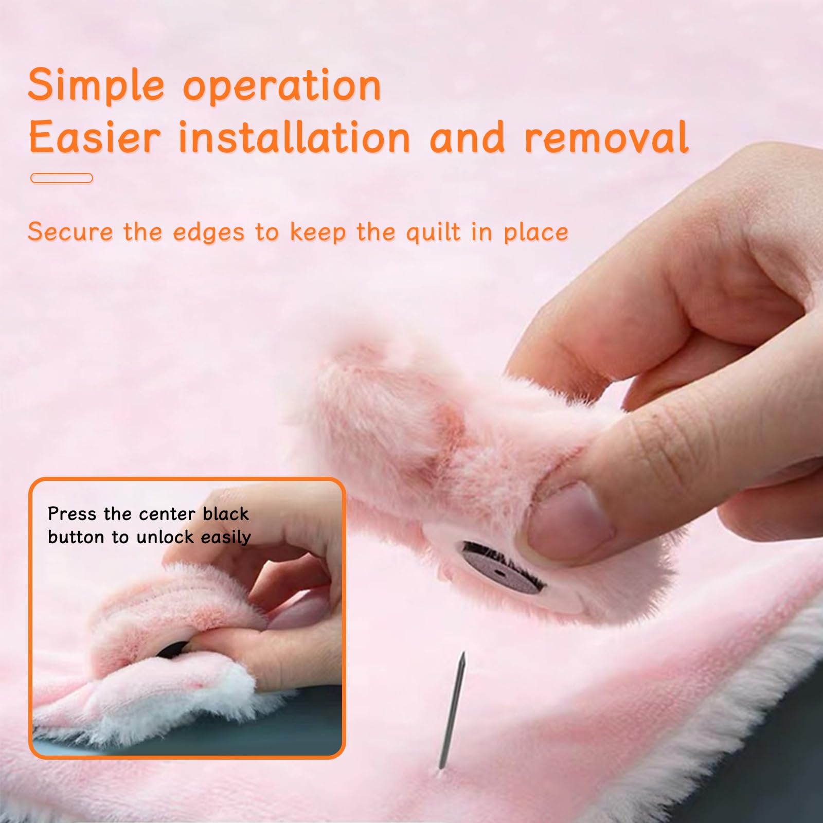 16 Stück Plüsch Bettdeckenhalter - Anti-Rutsch Clips Für Decken Und Bezüge