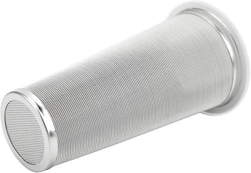 Miniatura 9 de Filtro de cerveza para tarro de masón, filtro de café frío de acero inoxidable 304, malla de cono resistente con círculo de goma blanca, infusor de