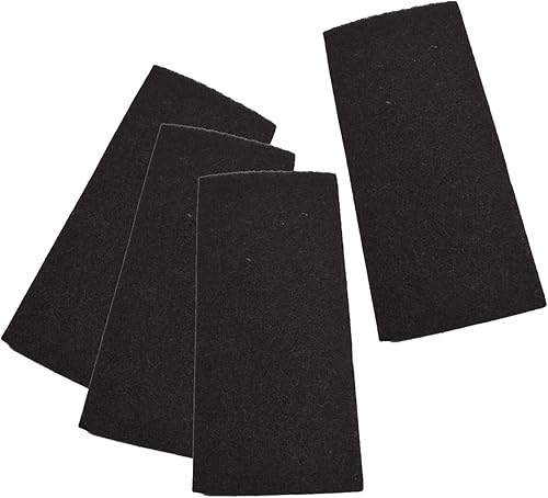 Miniatura 6 de HQRP Paquete de 4 filtros de carbono compatibles con filtros HEPA Holmes HAPF30  AER1 series HAPF30CS, HAPF300, HAPF300D, HAPF30AO, HAPF300AH,