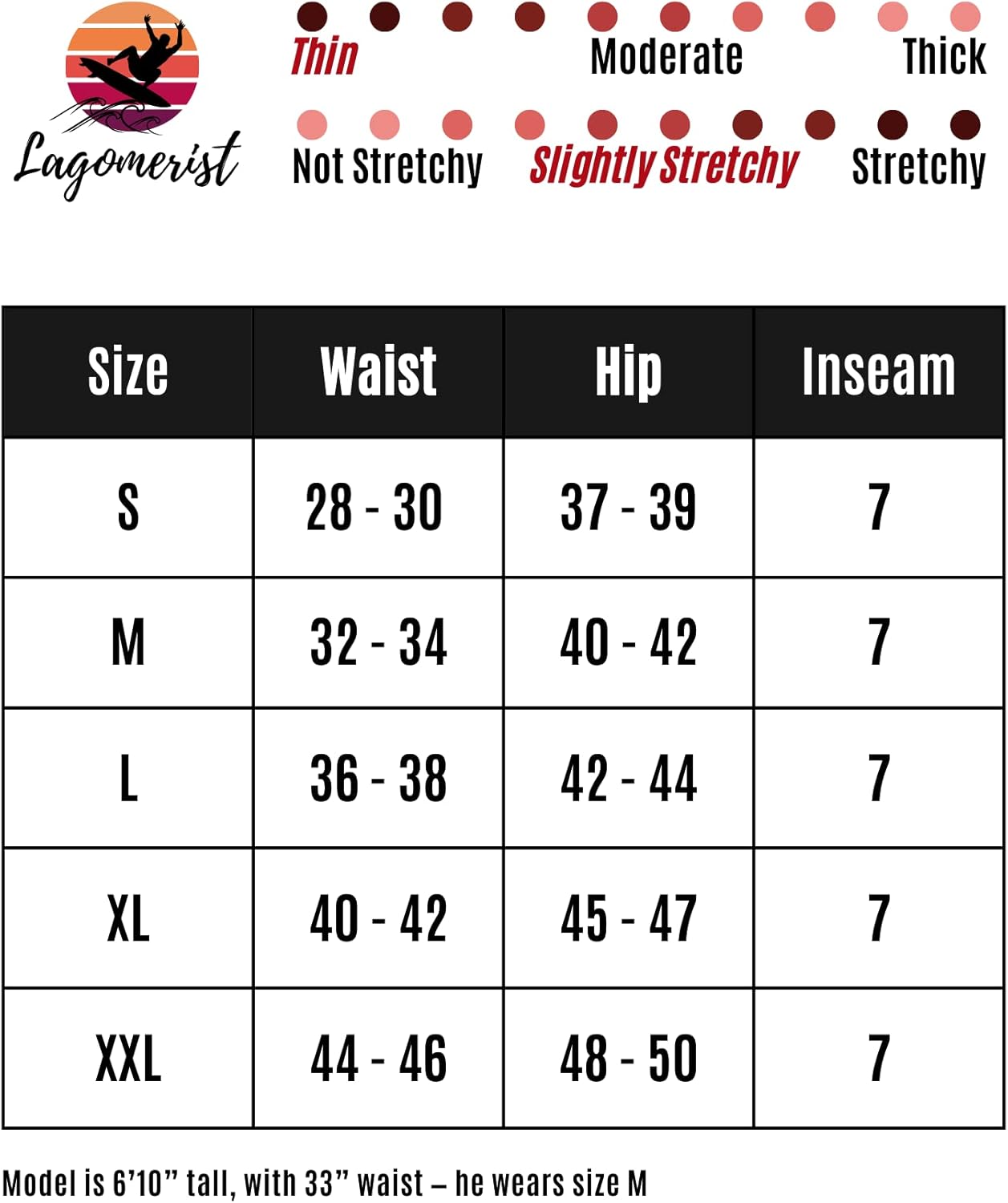 Men's Swim Trunks 7" Bathing Suits Hybrid Shorts Quick Dry Cargo Athletic Hiking Outdoor Shorts with Pockets, Red, XL