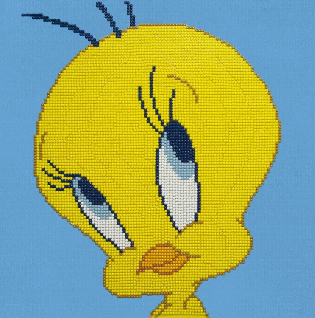 Camelot Looney Tunes - Tweety Bird Diamond Painting Kit Round Drill Picture Art Craft Home 12.6"x12.6"