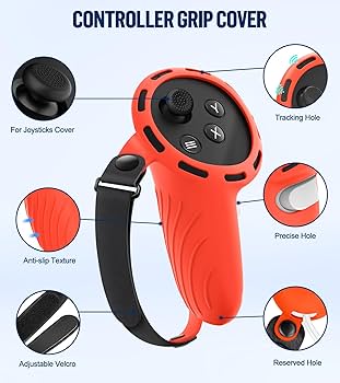 Amazon | Oculus Quest 2用シリコンカバーセット、保護カバー