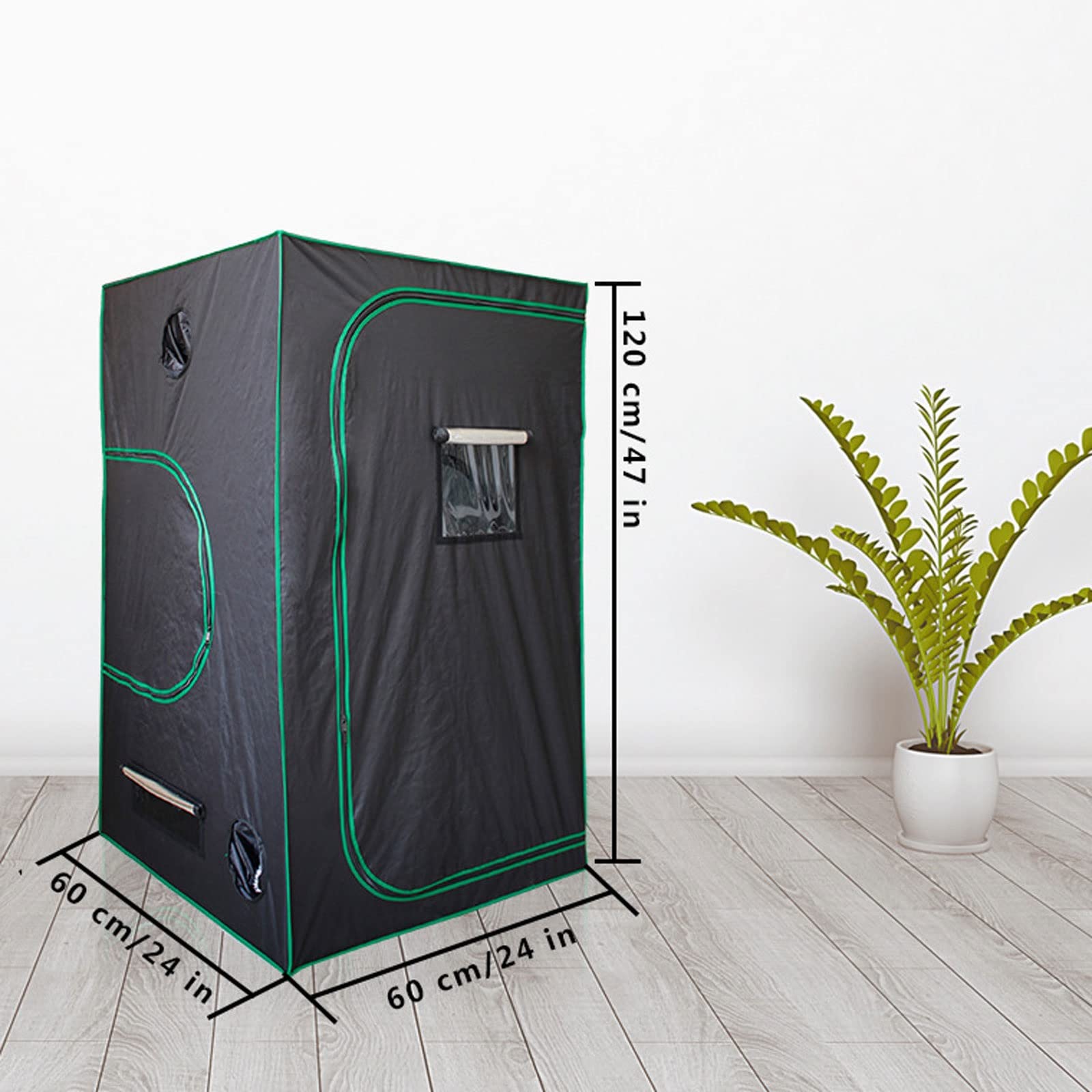 TS 未使用品 グロウボックス/グロウテント W120×H200×D120cm 室内植物育成