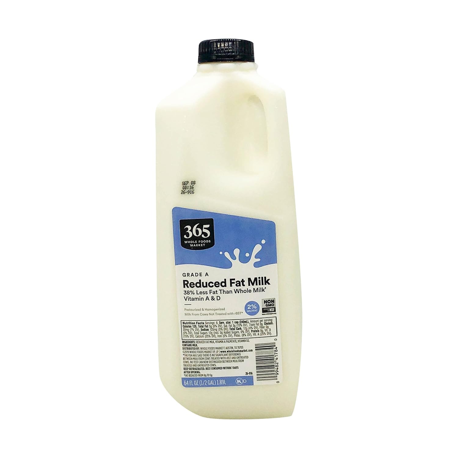 365 by Whole Foods Market, Milk 2% Homogenized, 64 Fl Oz