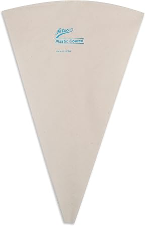 Ateco Plastic Coated Canvas Decorating Bag, 21-Inch, Reusable, Made in