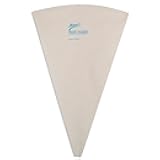 Plastic Coated Canvas Decorating Bag, 12-Inch, Reusable, Made in USA, White