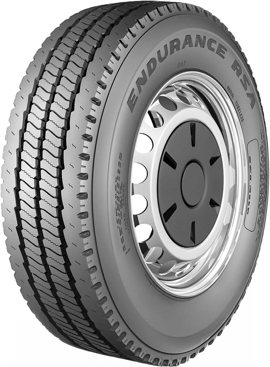 Goodyear Endurance RSA ULT All-Season Commercial All-Position Radial Tire-235/75R17.5 235/75/17.5 235/75-17.5 132/130M Load Range H LRH 16-Ply BSW Black Side Wall