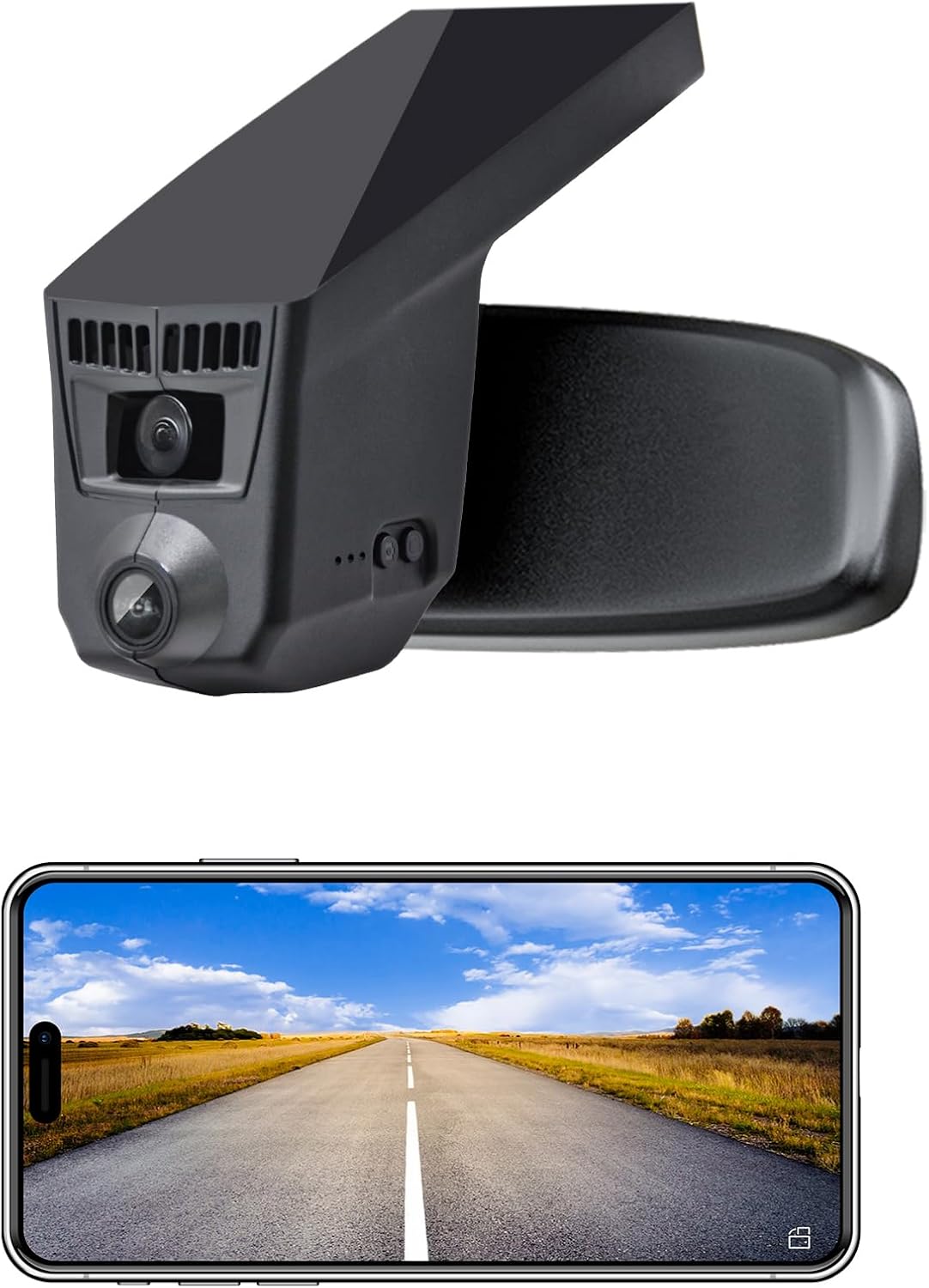 mangoal STARVIS 2 Front 4K HDR Dash Cam IMX678, Custom Fit for BMW Select 6 Series Gen3 F06 F12 F13 2012 2013 2014 2015 2016 2017 2018 2019 M6(Model C), 5GHz WiFi, GPS, 64GB Card