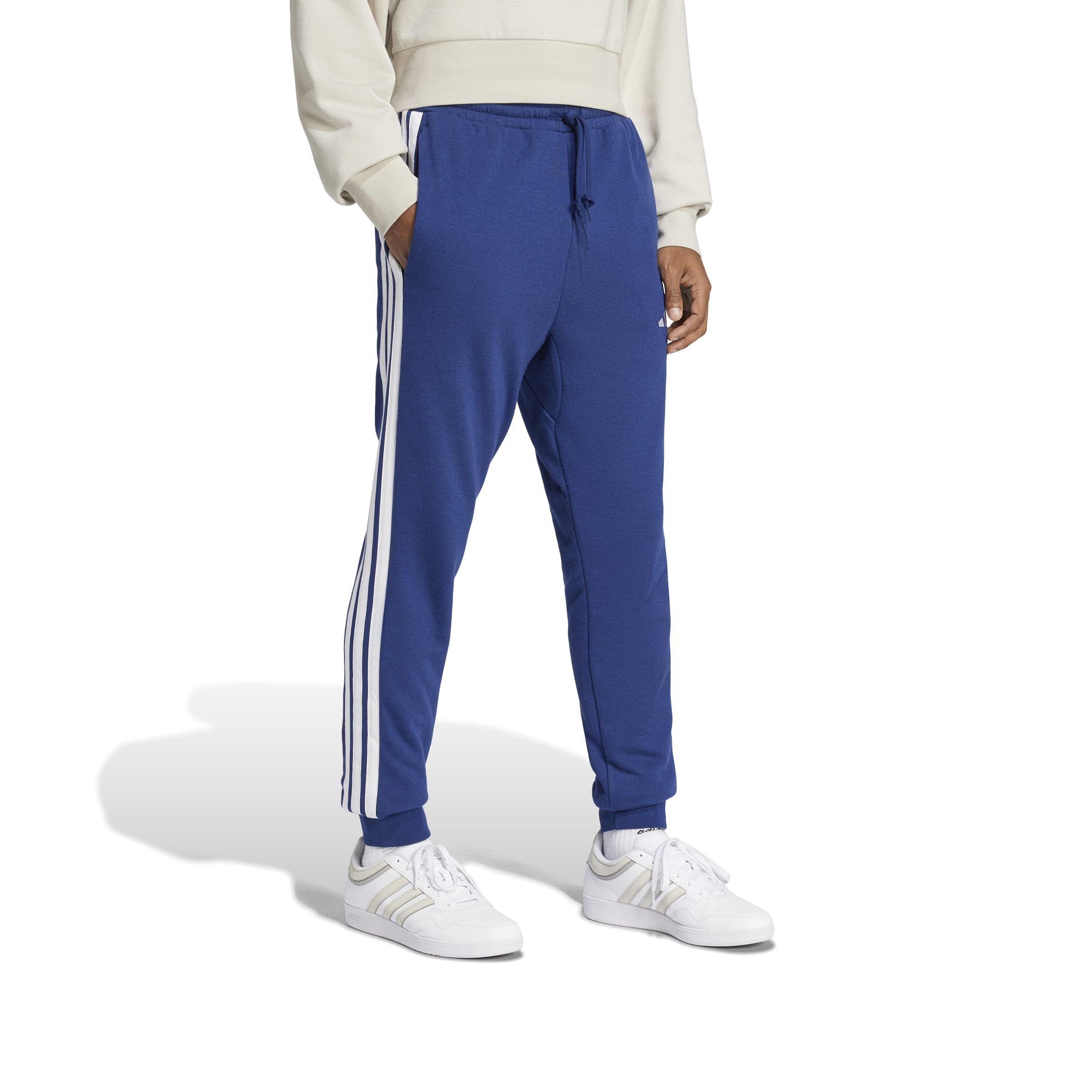 adidas - Essential Three Stripes French Terry Pant, Pantaloni da Golf Uomo