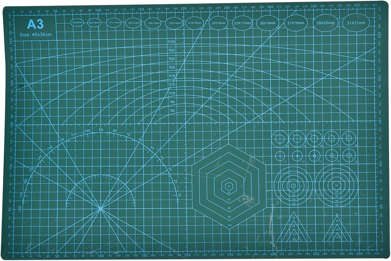 Eagles Self-Healing Cutting Mats - 12" 18" Gridded Mat,Double Sided Rotary Cutting Mat,Ideal for Quilting, Sewing, Scrapbooking and All Arts & Crafts Projects