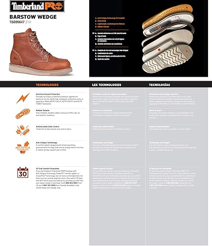 Miniatura 4 de Timberland PRO Mens Barstow Wedge-m Work Boot