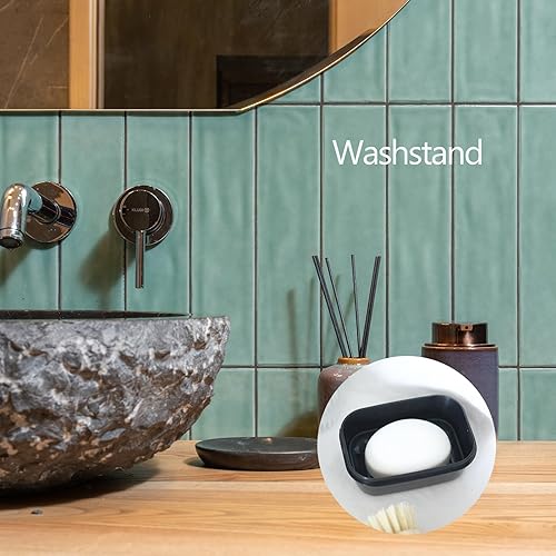 Miniatura 6 de TITATI Paquete de 2 soportes para jabón en barra, estuche de jabón de viaje con tapa, jaboneras portátiles con bolsas para jabón en barra, caja de