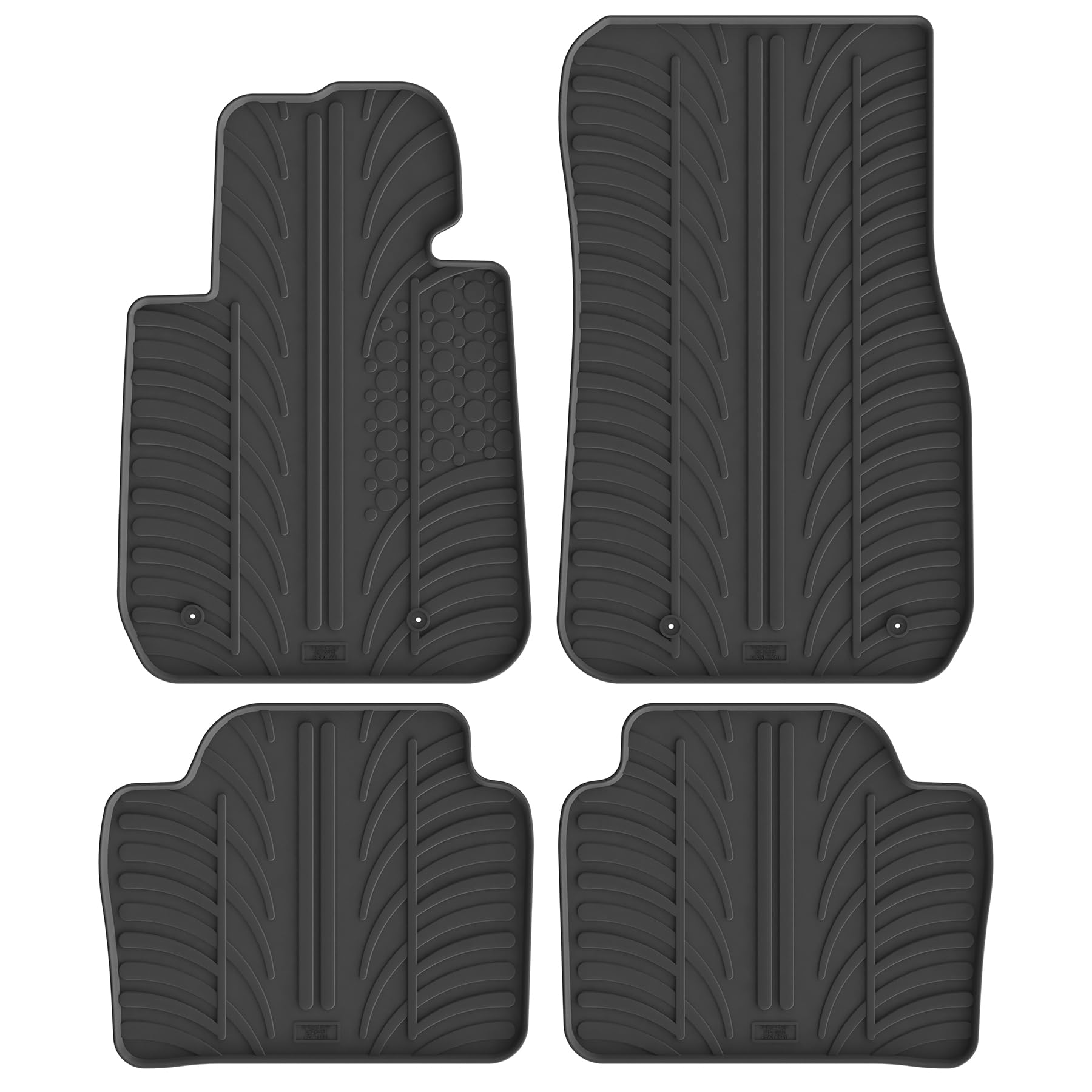 Gledring Set Tapis de Caoutchouc sur Mesure