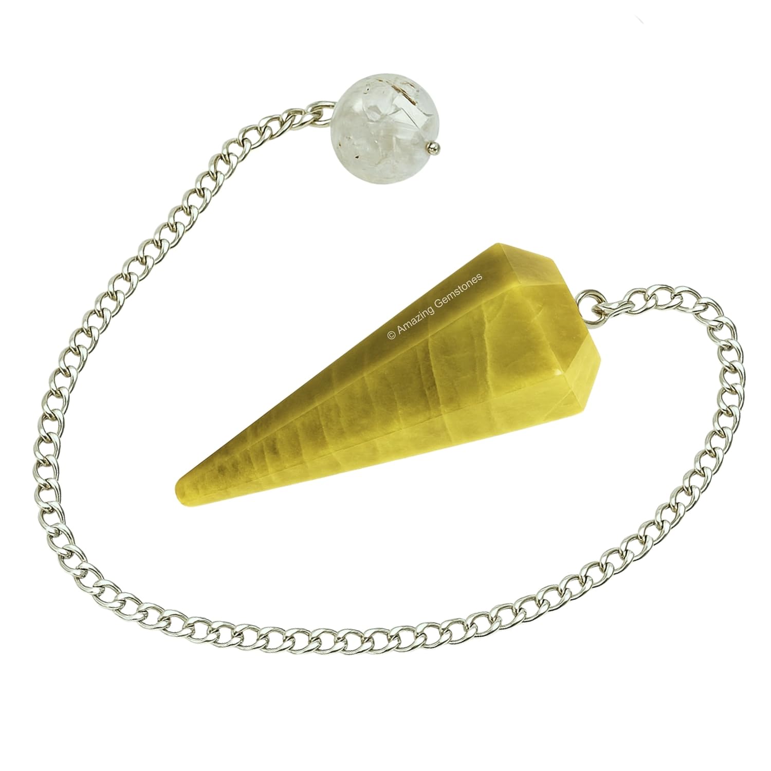 Amazing Gemstone Serpentine Crystal Pendulum for Divination - Certified Dowsing Crystals and Healing Stones for Chakra Balancing and Meditation - Enhance Reiki Spiritual Growth... - Image 2