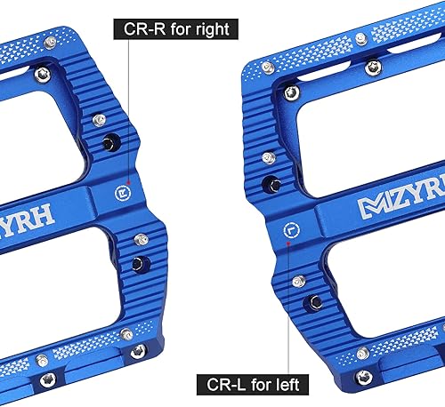 Miniatura 6 de MZYRH Pedales de bicicleta de carreteramontaña Pedales MTB Pedales planos de bicicleta 3 rodamientos 916 "aleación de aluminio Pedales de plataforma