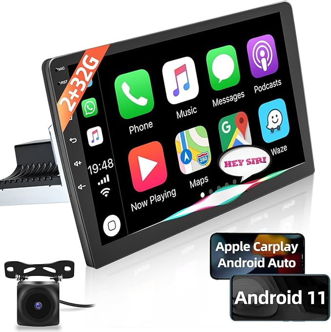 NHOPEEW Autoradio 4+128G Android Pour Peugeot 207 2006-2015 Avec