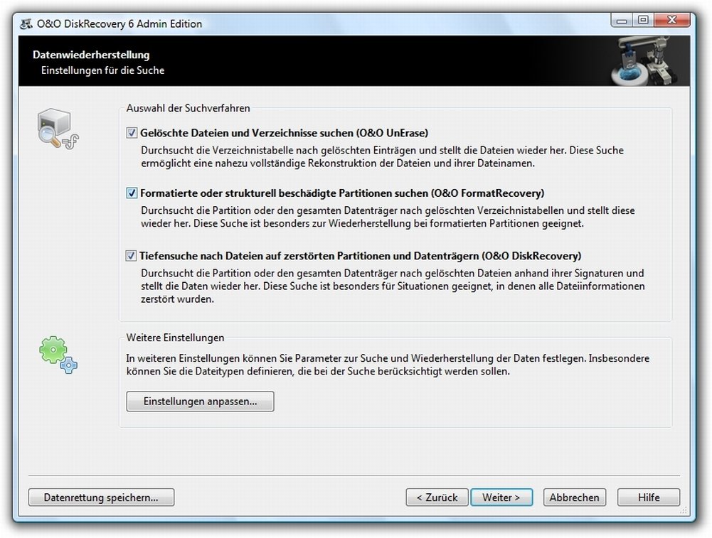 O&O DiskRecovery 6 Personal Edition