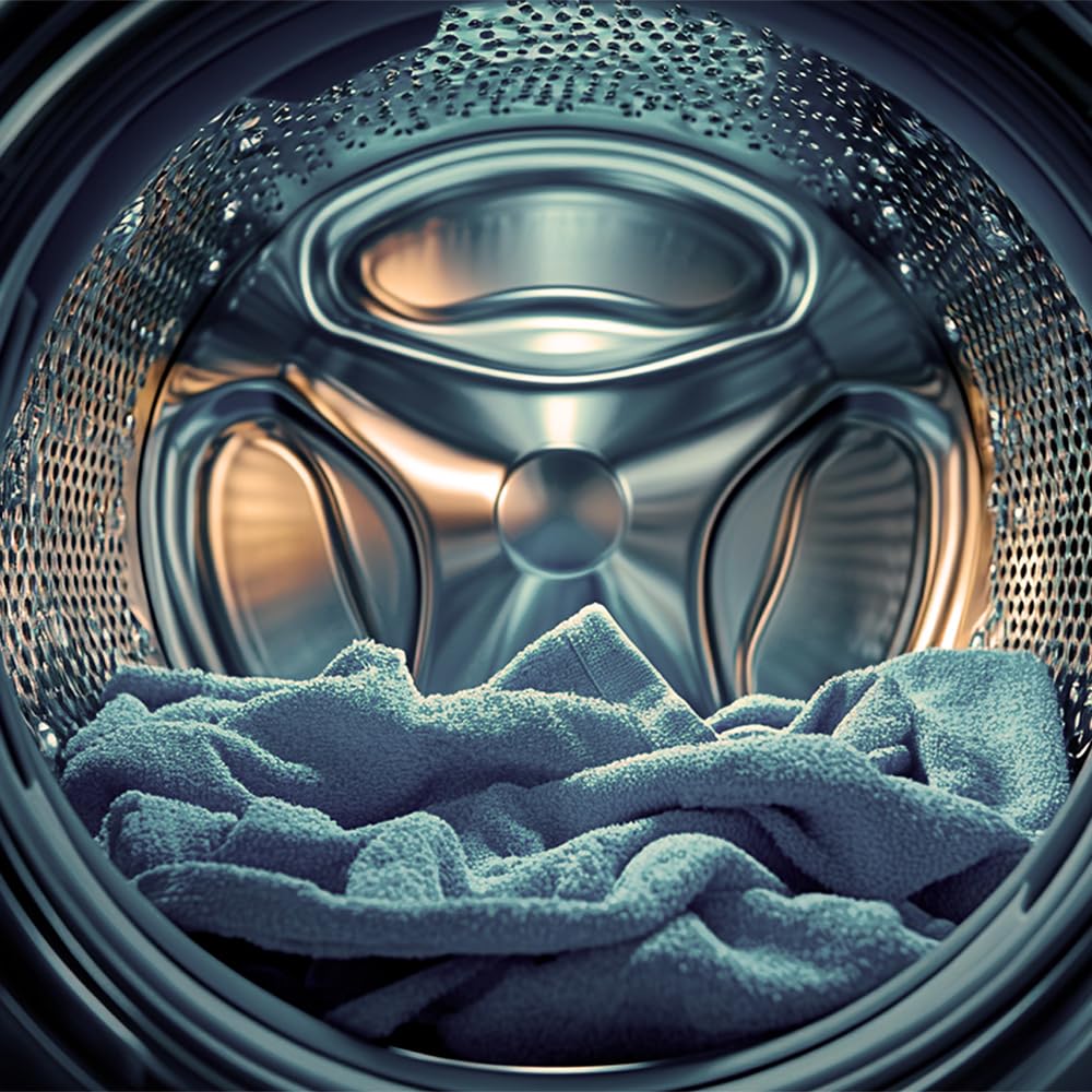 Cecotec Lave-linge Séchant 10-6Kg Chargement Frontal Bolero Wash&Dry 106950 Autodose Inverter 3D Steel A, 1400 tr/min, 13 programmes, Moteur Inverter Plus, Écran Core Matrix 9,2", Smooth Wash