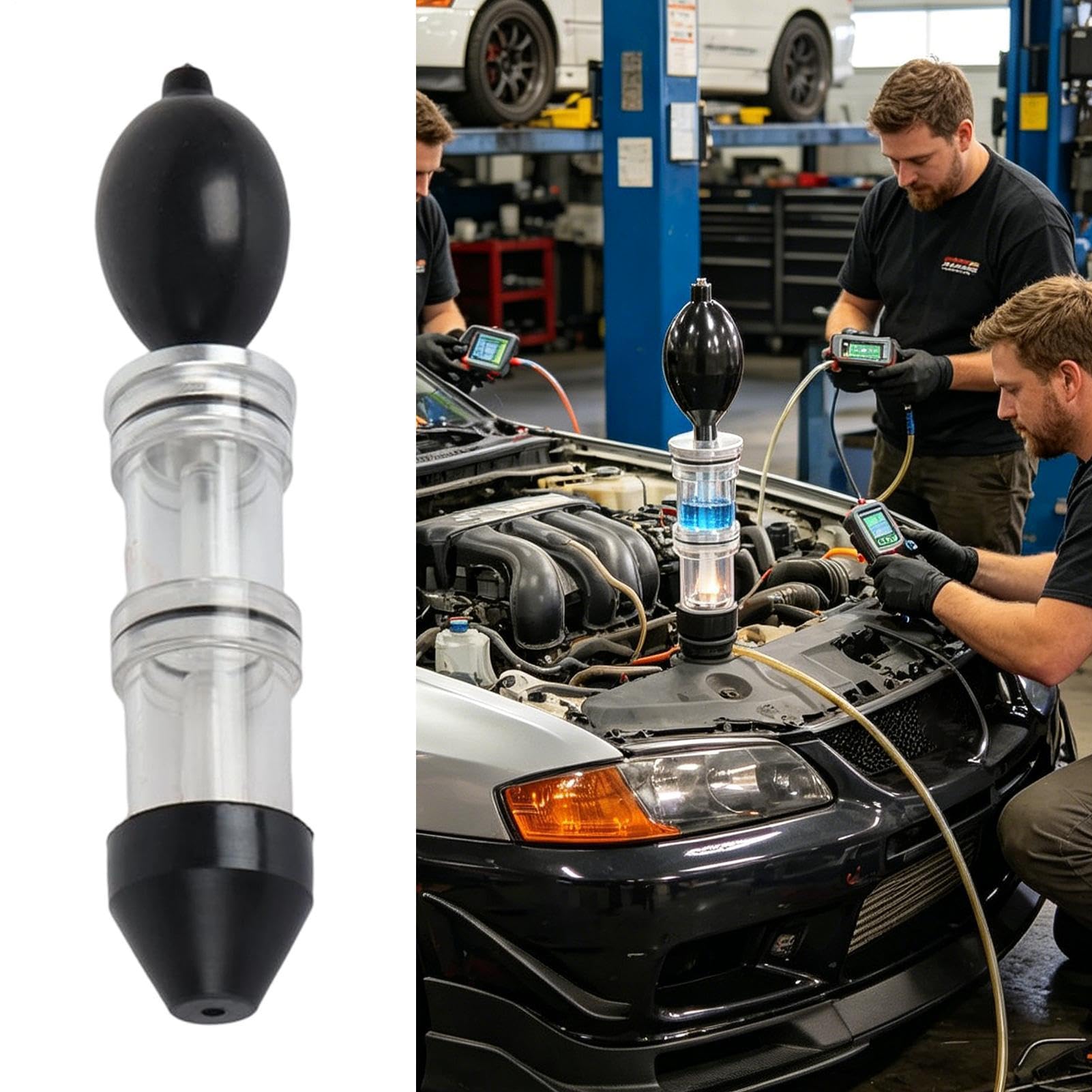 Détecteur de fuite de joint de culasse, testeur de fuite de combustion avec capteur pour voiture, camion, et moteurs, test de bloc, entretien et réparation de garage