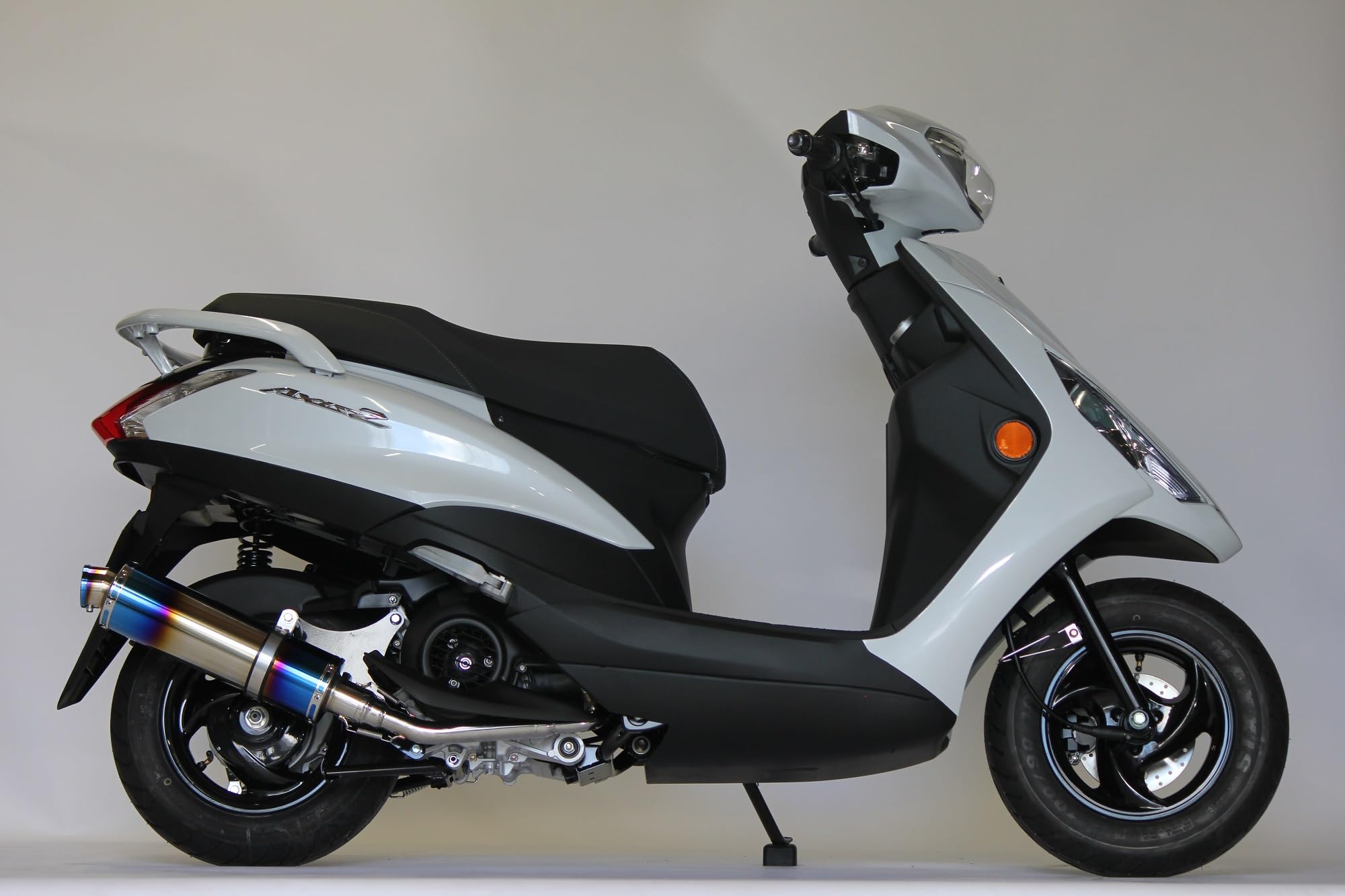 Amazon | アクシスZ バイクマフラー 2BJ-SED7J S346 ステンレス ブルー 