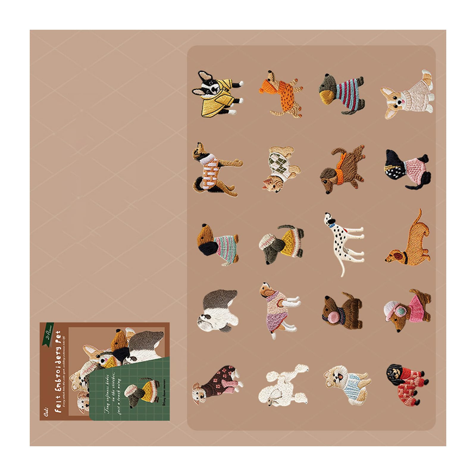 Creative Kitten Stickers Bulk 20pcs Stick Decoration, Perfect for Kids Classroom Decoration, Puppy Theme, Adorable Haunted Kitten Theme Stickers, School Puppy Safe Removable Wall Decals