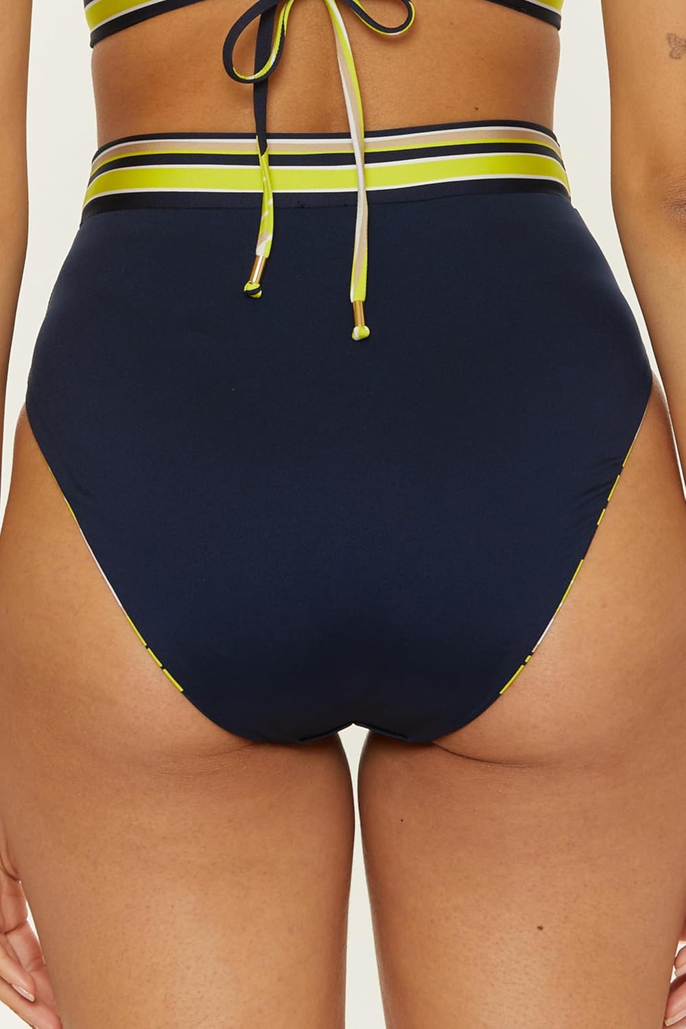 Trina Turk Womens Serena Reversible High Waisted Bikini Bottom, Cheeky Coverage, Swimwear Separates for Women - Image 7
