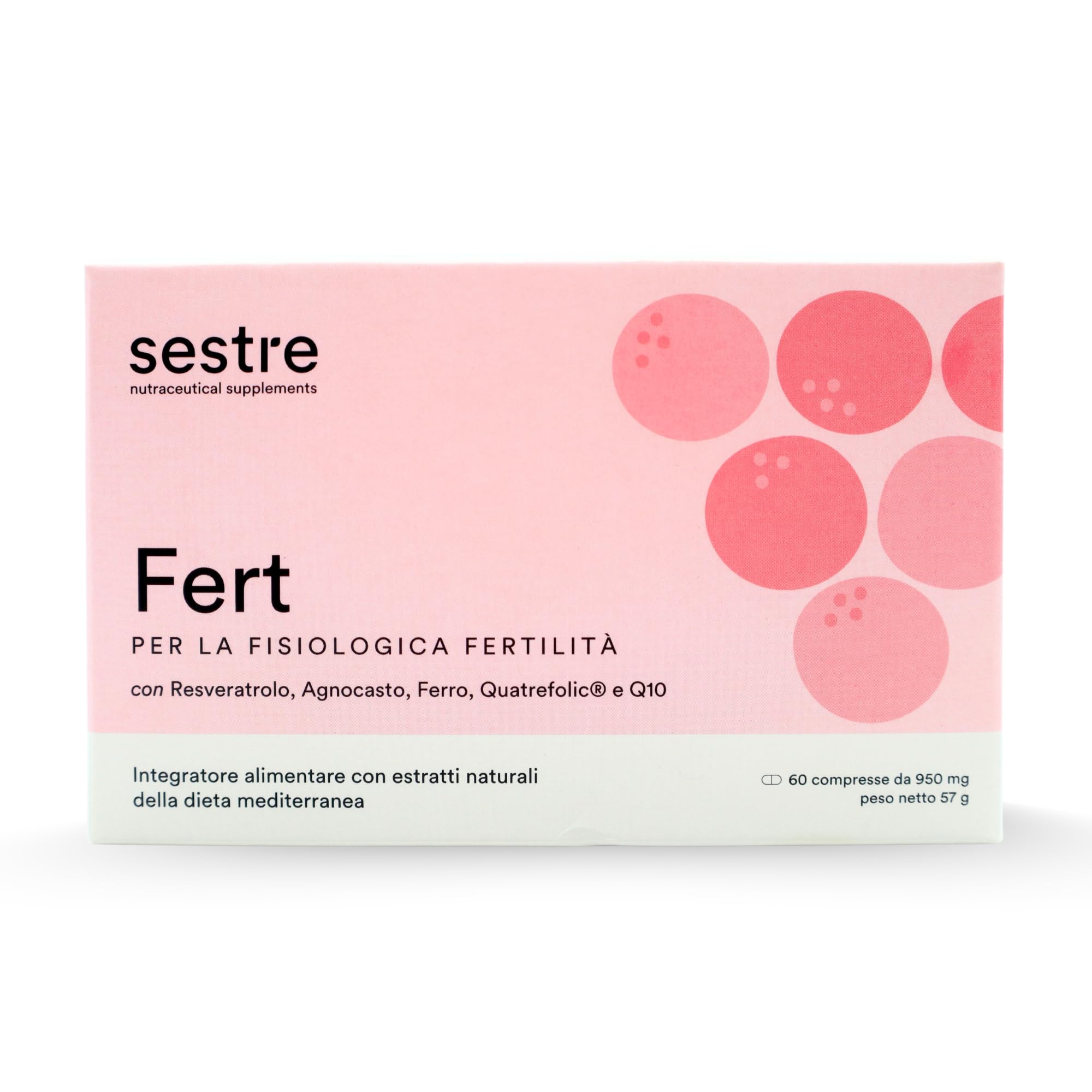 Sestre Fert Concepimento | Integratore per la Fertilità Femminile con Acido Foli