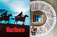 Vista 6 de Cartas de Juego de Spaghetti Western (Baraja de Póquer 54 Cartas Todas Diferentes) Póster Vintage de Película Western del Salvaje Oeste