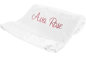 Personalized Plush Monogrammed Baby Blanket: A Cherished Keepsake for Your Little One