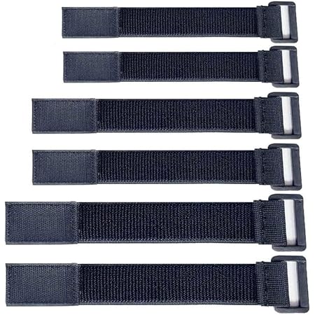 Amazon 固定ベルト 荷締めベルト マジックテープ 伸縮 バンド 結束バンド 高品質 固定バンド 6本セットり混合パック 強力 荷締めベルト バックル付き 伸縮タイプ 車 アウトドア 布団 災害対策 繰り返し利用可能 荷締め ラチェットベルト