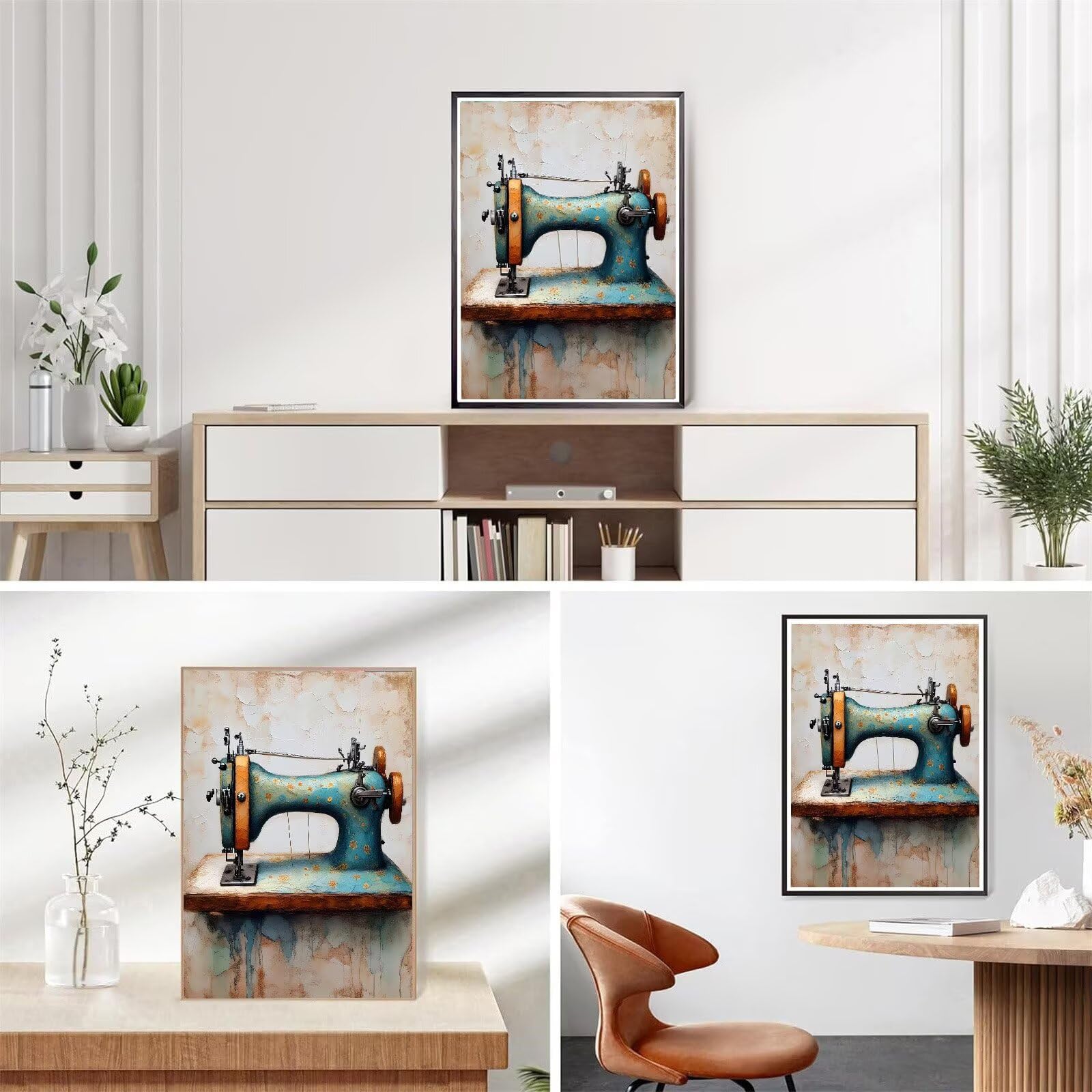 Zestawy sztuki diamentowej dla dorosłych, maszyna do szycia, diamentowa sztuka dla dzieci, 5D, diamentowy obraz, retro, akcesoria artystyczne, DIY, haft krzyżykowy, kryształ, sztuka, rękodzieło,