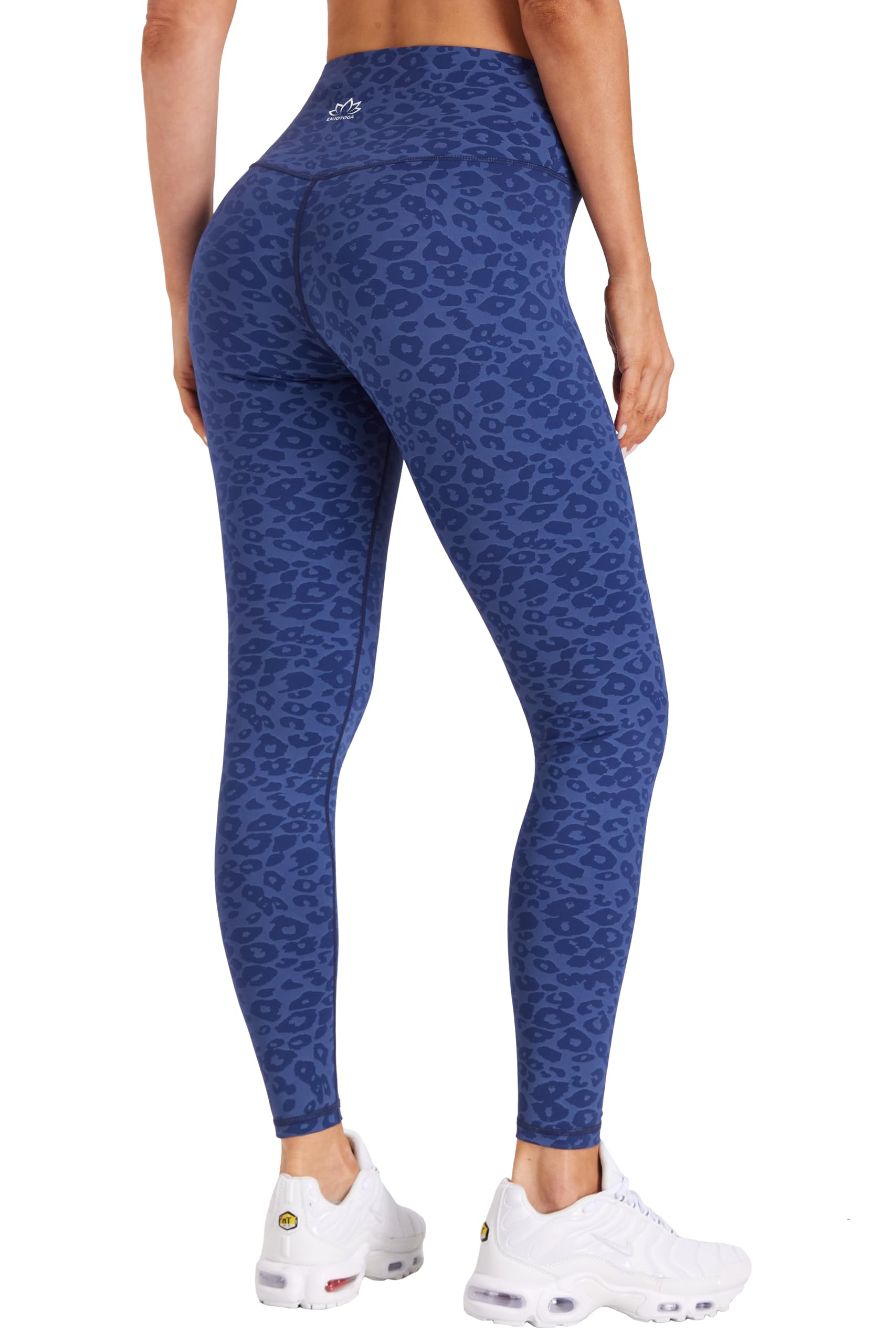 Enjoyoga Leggings Damen High Waist [mit Innentasche] -Blickdicht Sporthose Laufhose für Sport Yoga Gym