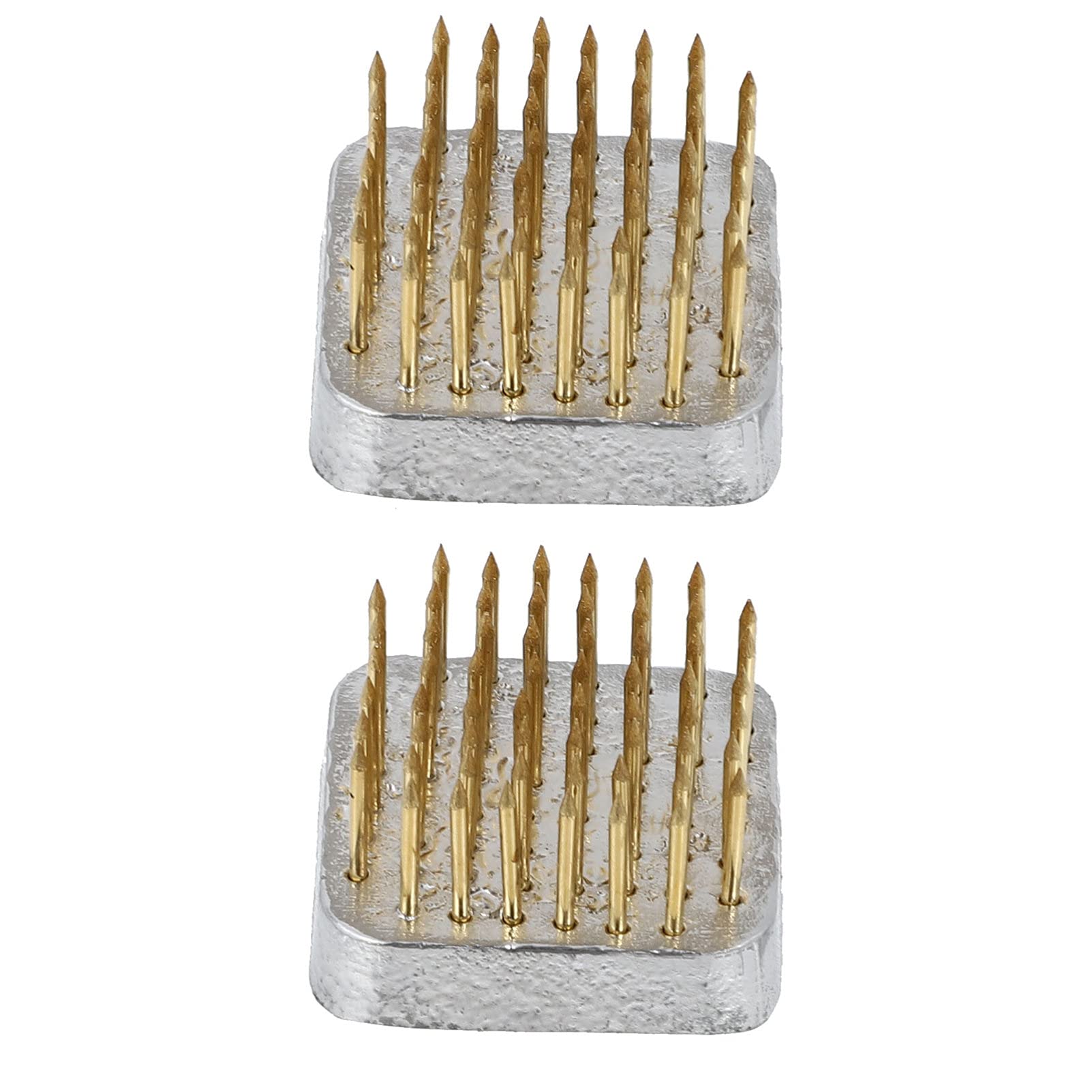 ARTIBETTER 2pcs Jianshan Arrangement Base Arrangement Pin Floral Fixation Holder Floral Floral Fixation Needle Holder Floral Arrangement Pin Arranger