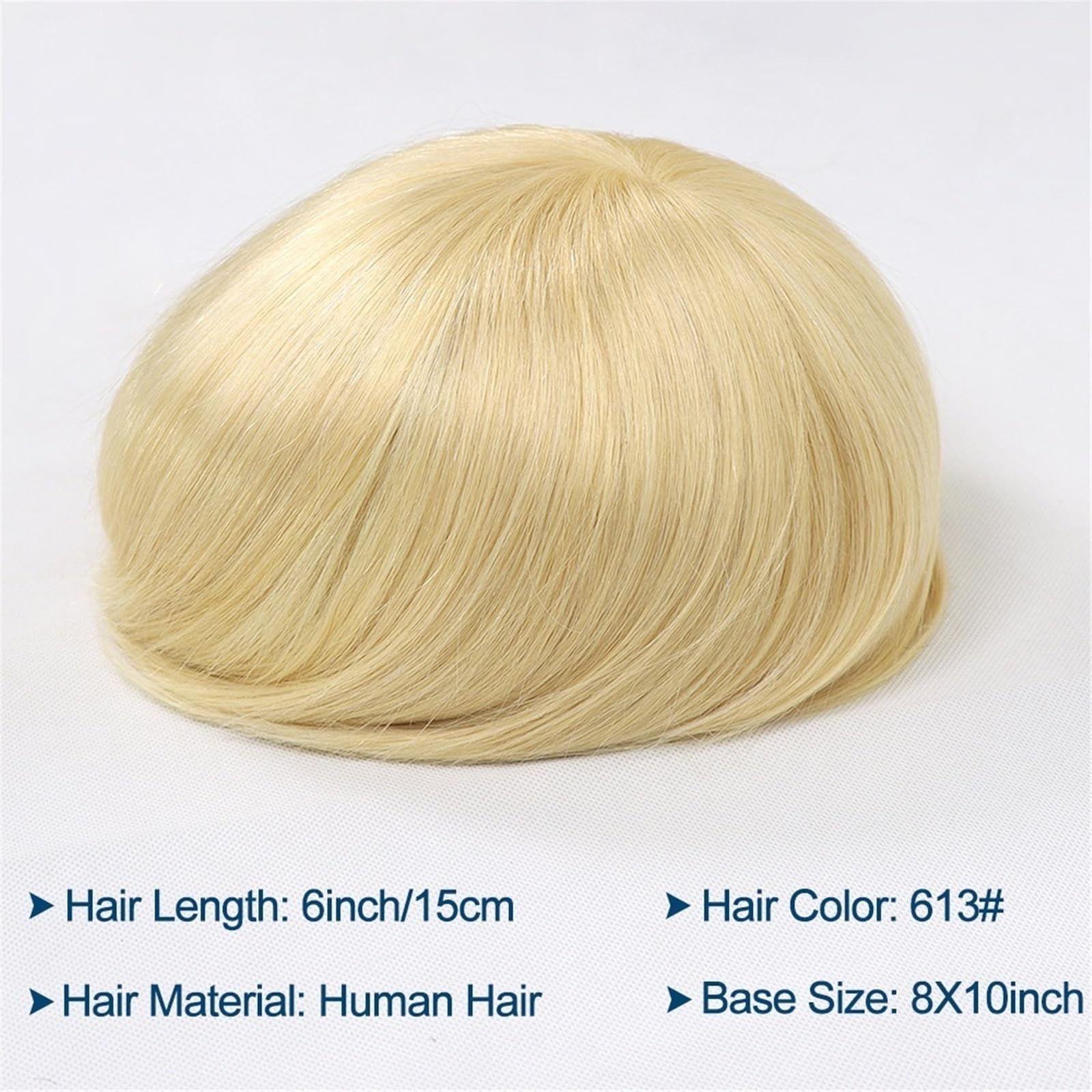 Uomini Parrucchino for capelli umani for unità di sistema lisci da uomo in pizzo pieno traspirante Acconciatura