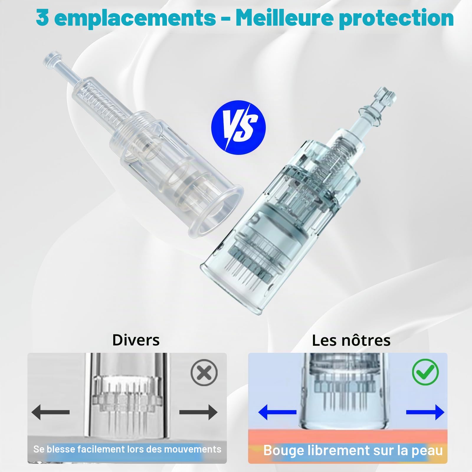 Dr. Pen M8/M7S Aiguilles Microneedling – Originales, 36 Pin pour cicatrices d’acné, creux, cicatrices et vergetures 10 PCS | Cartouches de Remplacement pour Cicatrices d'Acné, Creux, Cicatrices et Vergetures, 10 Pièces, Usage Professionnel Dermapen