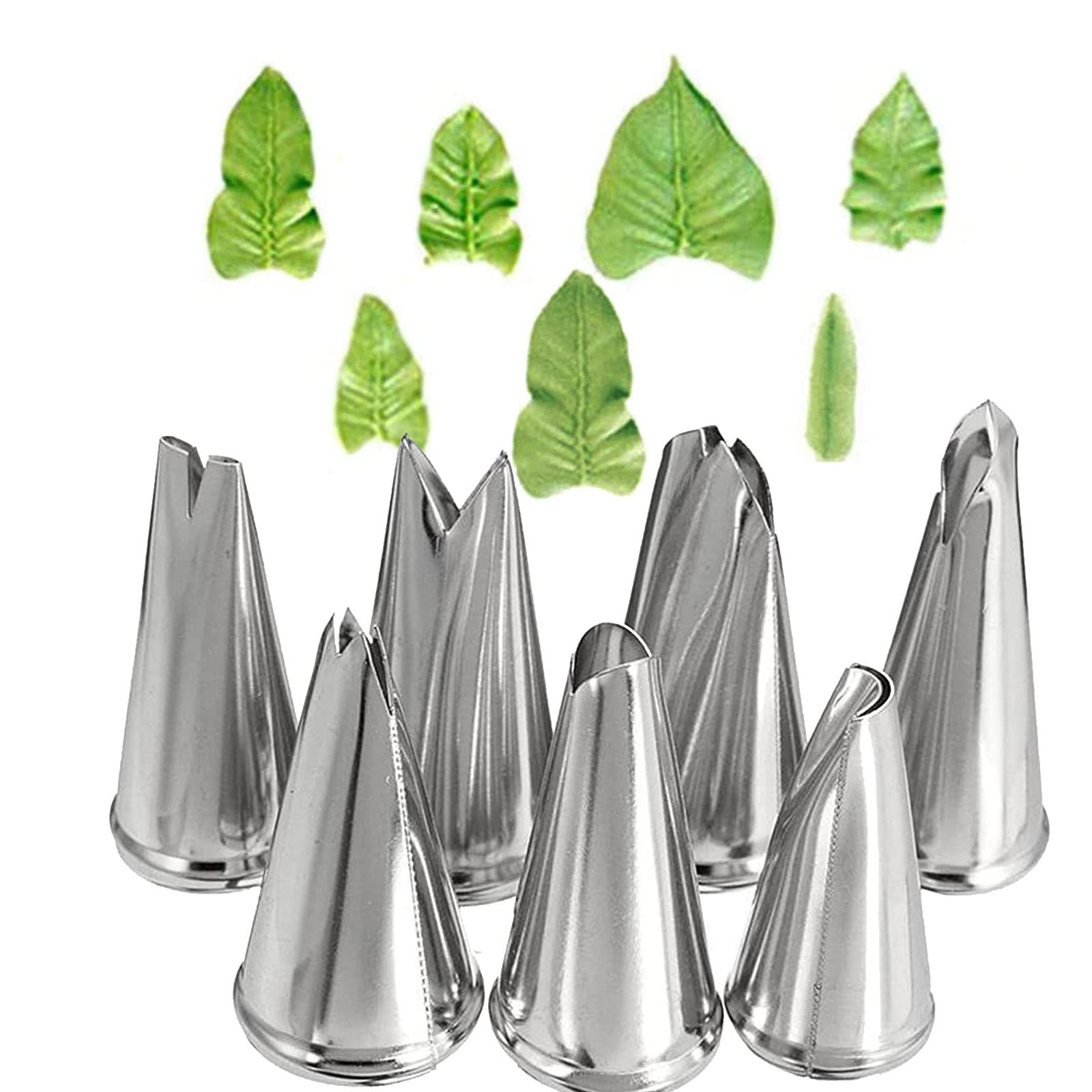 3PCS 304 Stainless Steel Icing Piping Nozzles - Ribbon Pastry Tips For Cake Decorating (#200, #201, #202)
